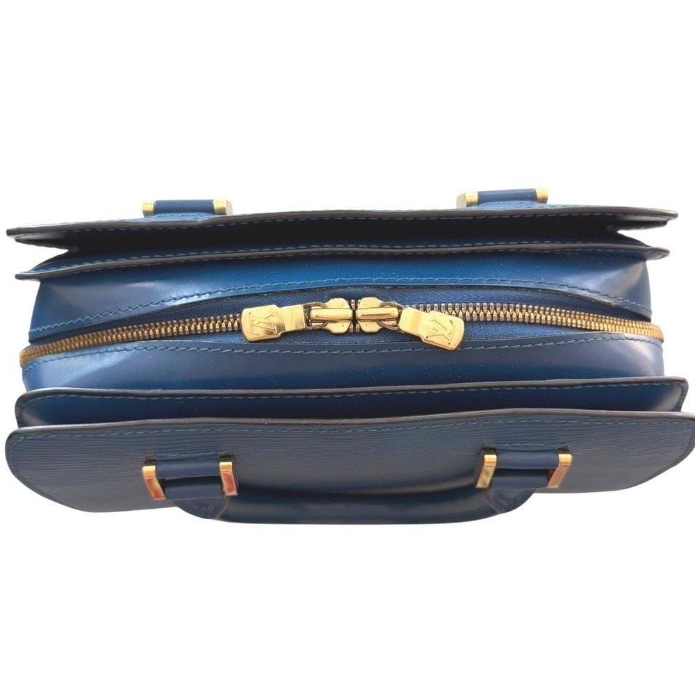 Louis Vuitton Pont Neuf PM Toledo Blue Epi Leather Satchel Top Handle Bag - Picture 10 of 16